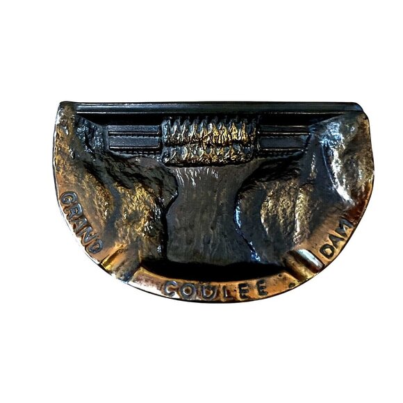 Rare Dodge Grand Coolee Dam Ashtray Copper Color